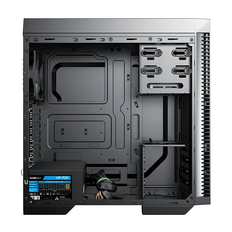 Carcasă PC Gamemax Dark Silent, Midi-Tower, ATX, Negru