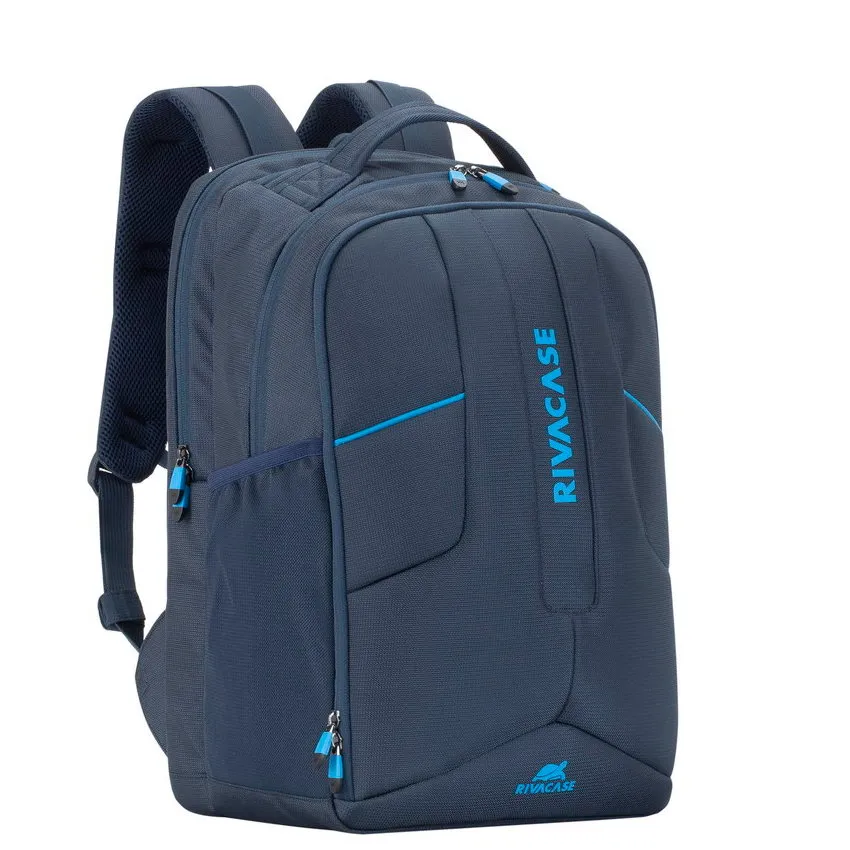 Rucsac de călătorie RivaCase Borneo, 17.3", Poliester, Albastru închis
