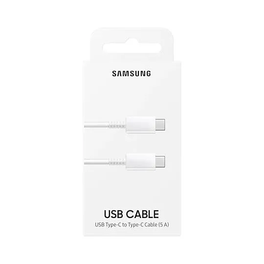 Кабель для зарядки и синхронизации Samsung EP-DN975BWRGRU, USB Type-C/USB Type-C, 1м, Белый