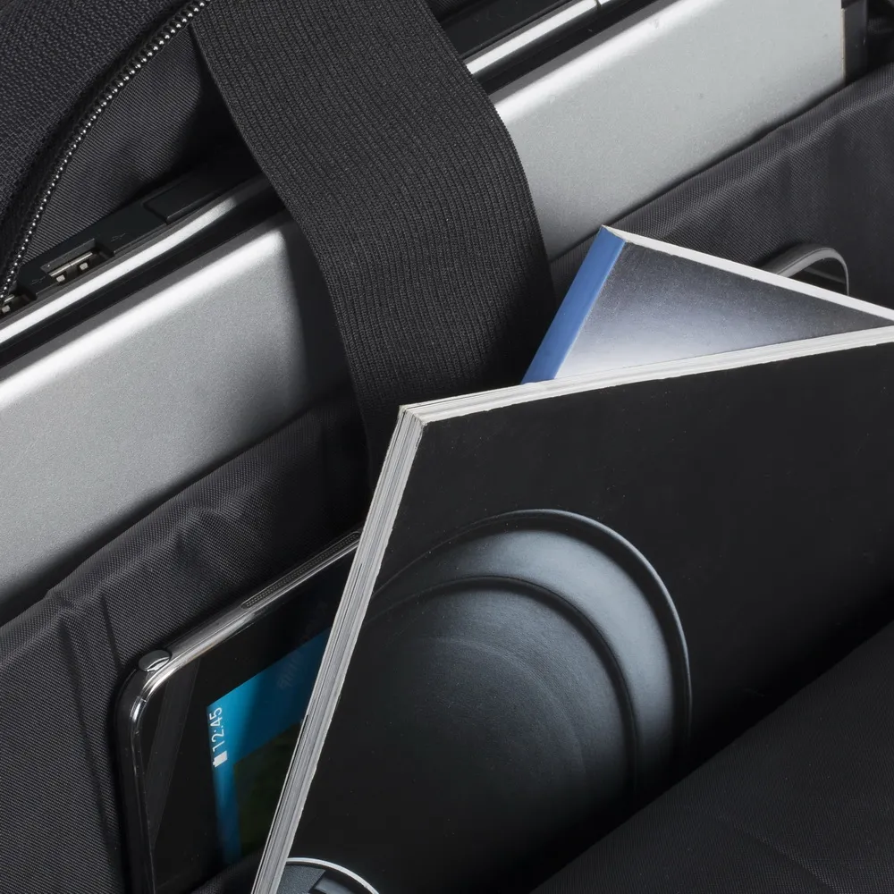 Rucsac pentru Laptop RivaCase Komodo, 15.6", Poliester, Negru