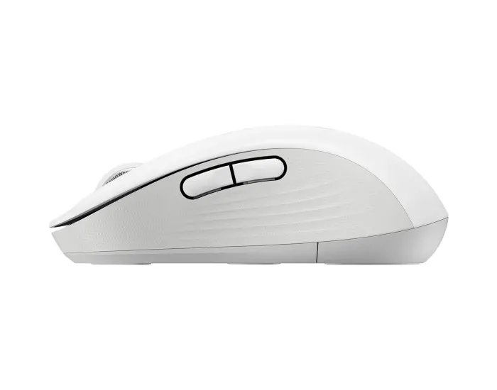 Wireless Mouse Logitech M650 L Signature, Optical, 400-4000 dpi, 5 buttons, 1xAA, 2.4GHz/BT, White