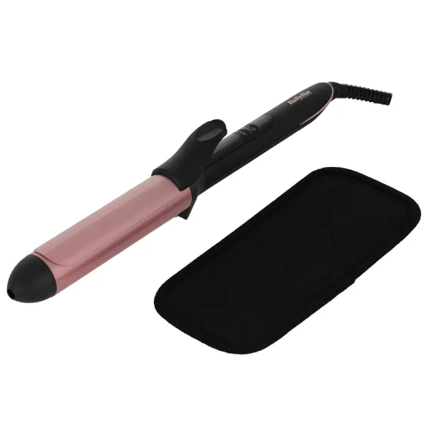 Ondulator de păr BaByliss C452E, Negru | Roz