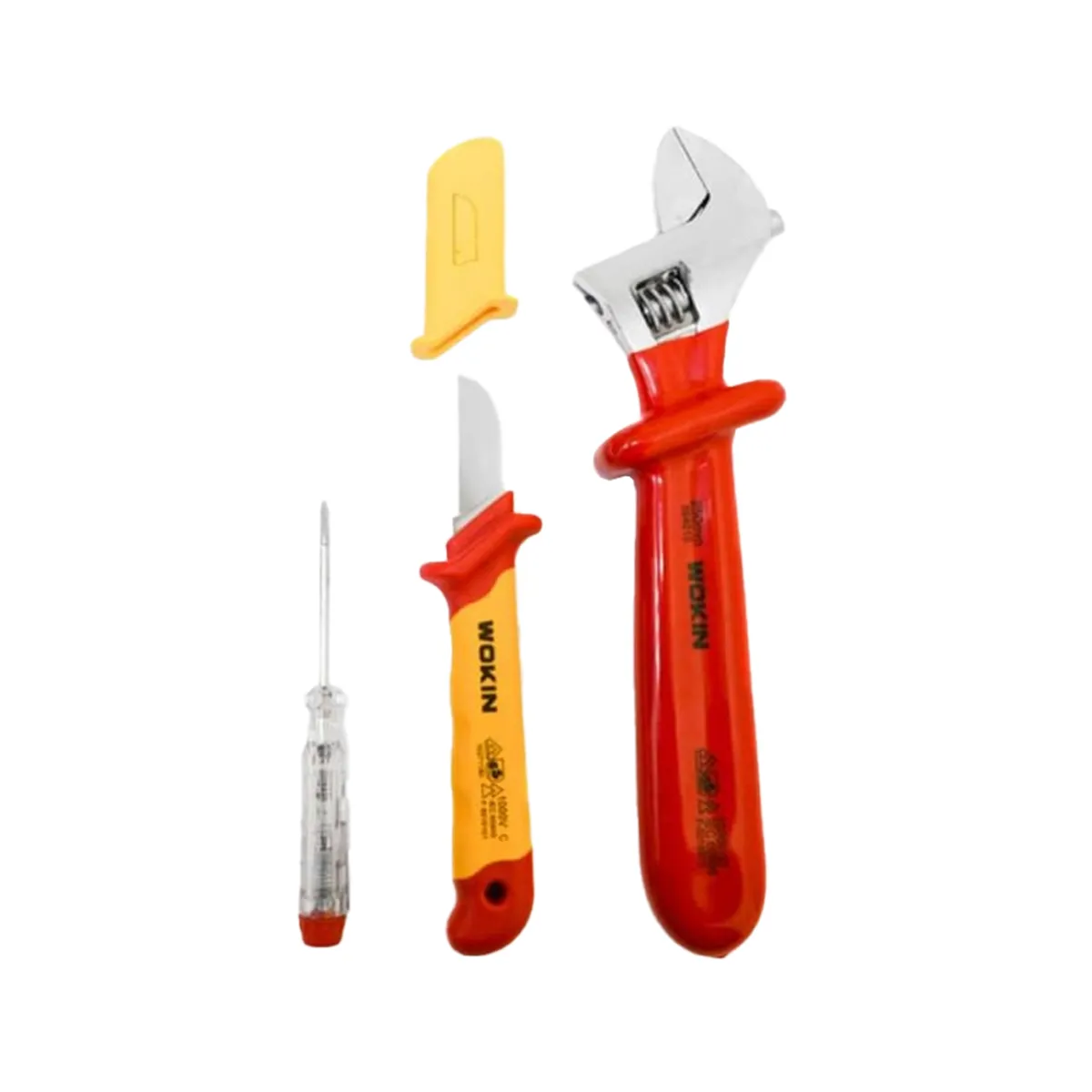 Набор диэлектрических инструментов WOKIN в пластиковом кейсе, 18 предметов PREMIUM