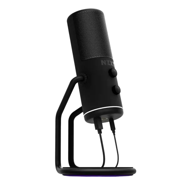 Игровой Микрофон NZXT Capsule, Проводной аналоговый, Чёрный