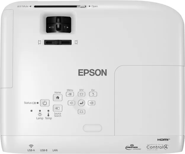LCD Proiector Epson EB-W49, 3800ANSI Lumens, WXGA (1280 x 800)