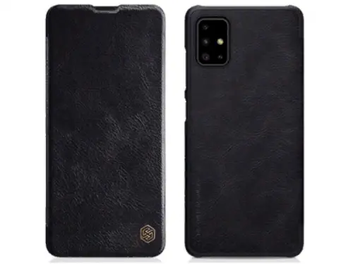 Чехол книжка Nillkin Galaxy A51 - Qin LC, Чёрный