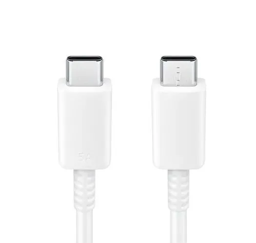 Кабель для зарядки и синхронизации Samsung EP-DN975BWRGRU, USB Type-C/USB Type-C, 1м, Белый