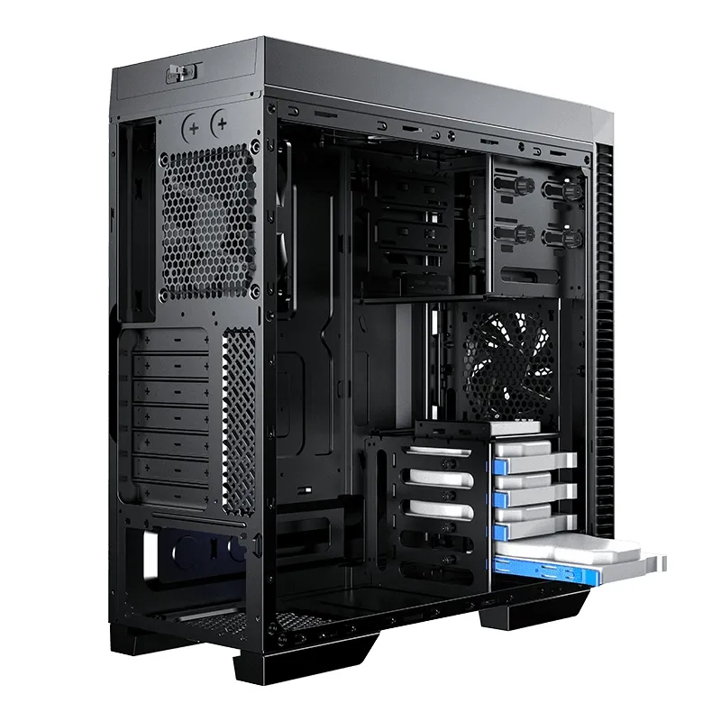 Carcasă PC Gamemax Dark Silent, Midi-Tower, ATX, Negru