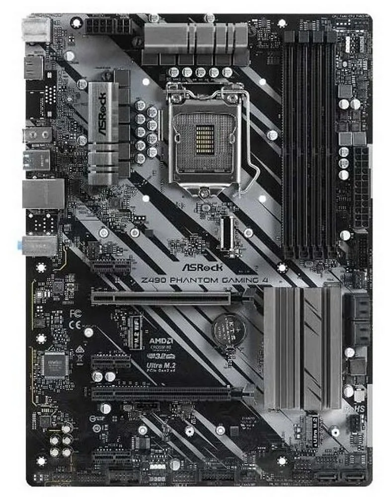 Материнская плата ASRock Z490 PHANTOM GAMING 4, LGA1200, Intel Z490, ATX