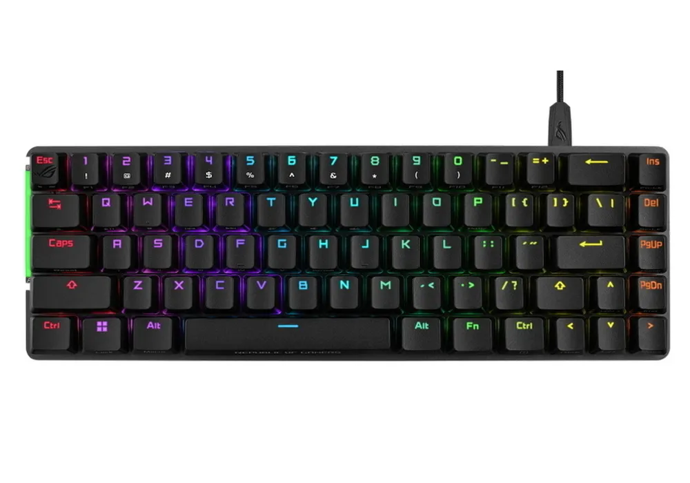 Клавиатура ASUS ROG Falchion Ace, Проводное, Чёрный
