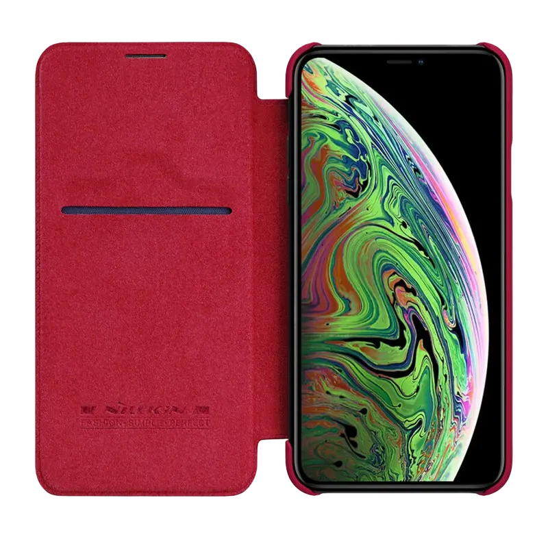 Чехол книжка Nillkin iPhone 11 Pro Max - Qin, Красный