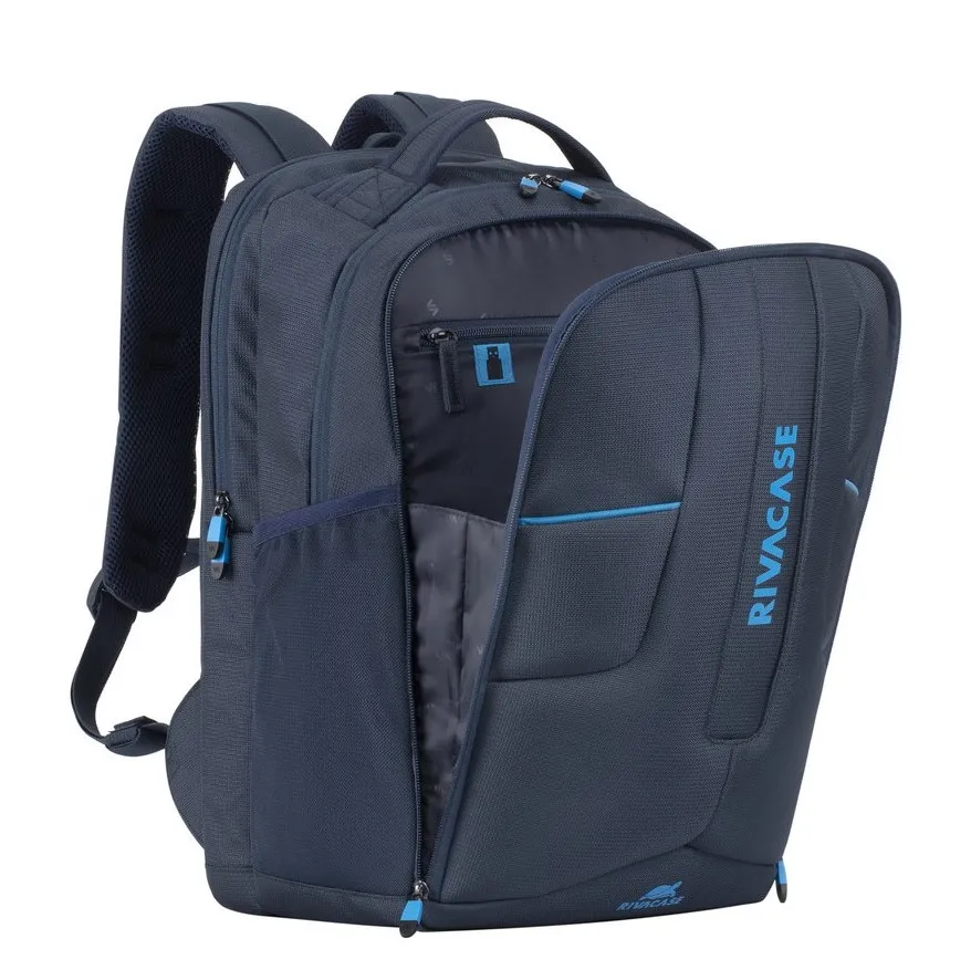 Rucsac de călătorie RivaCase Borneo, 17.3", Poliester, Albastru închis