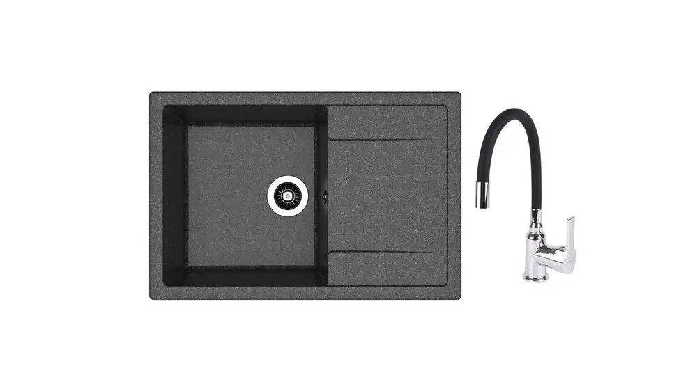 НАБОР для мойки Dr Gans Tehno 760 + SanDonna F 9995 черный