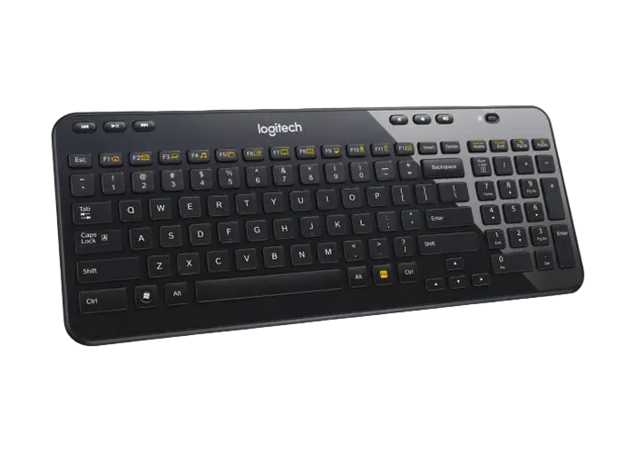 Клавиатура Logitech K360, Беспроводное, Чёрный