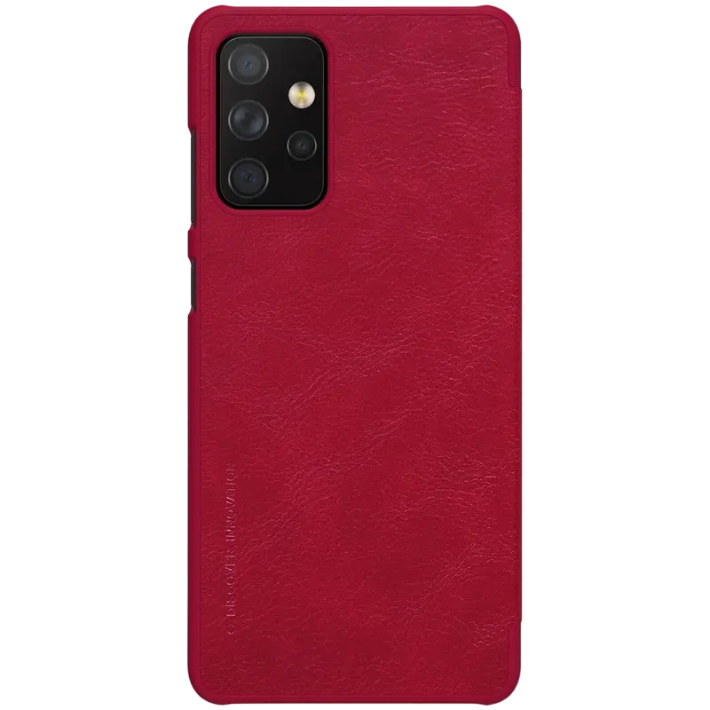 Husă tip carte Nillkin Galaxy A72 - Qin LC, Roșu