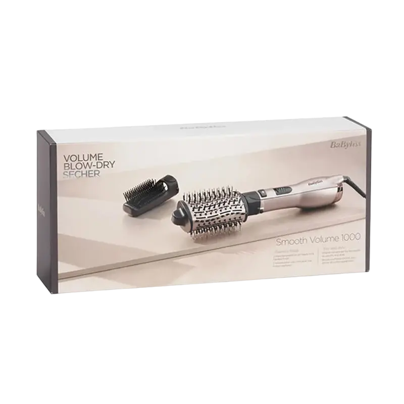 Фен-щётка BaByliss AS90PE, 1000Вт, Коричневый