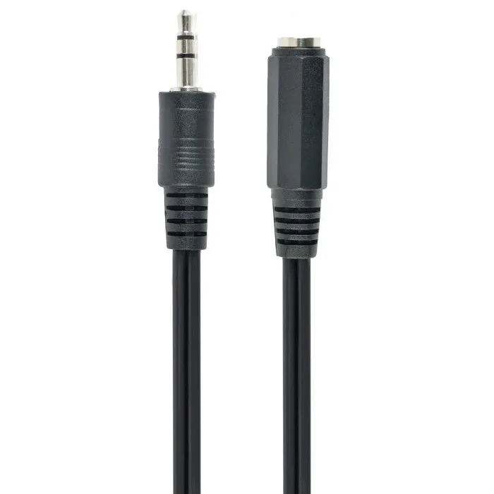 Cablu audio Cablexpert CCA-423-3M, 3.5mm 3-pin (F) - 3.5mm 3-pin (M), 3m, Negru