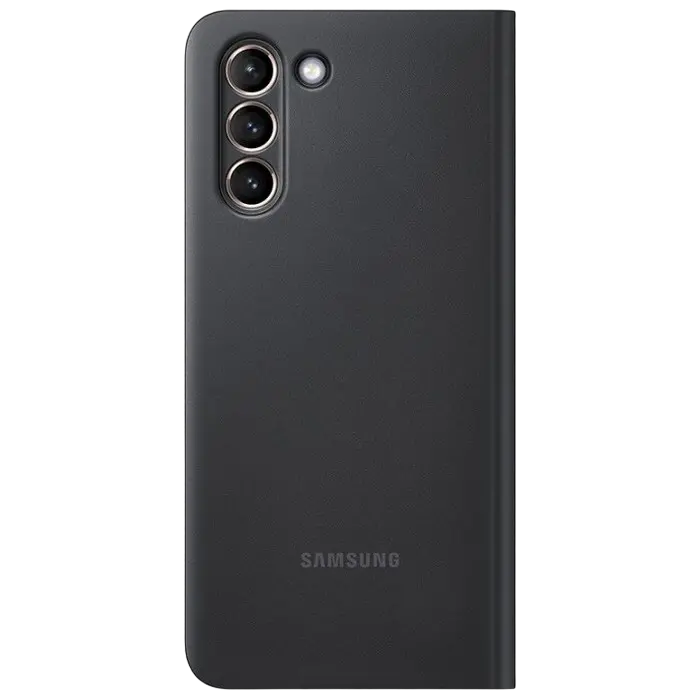 Husă tip carte Samsung Smart Clear View Cover for Galaxy S21+, Negru