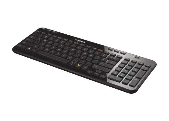 Клавиатура Logitech K360, Беспроводное, Чёрный