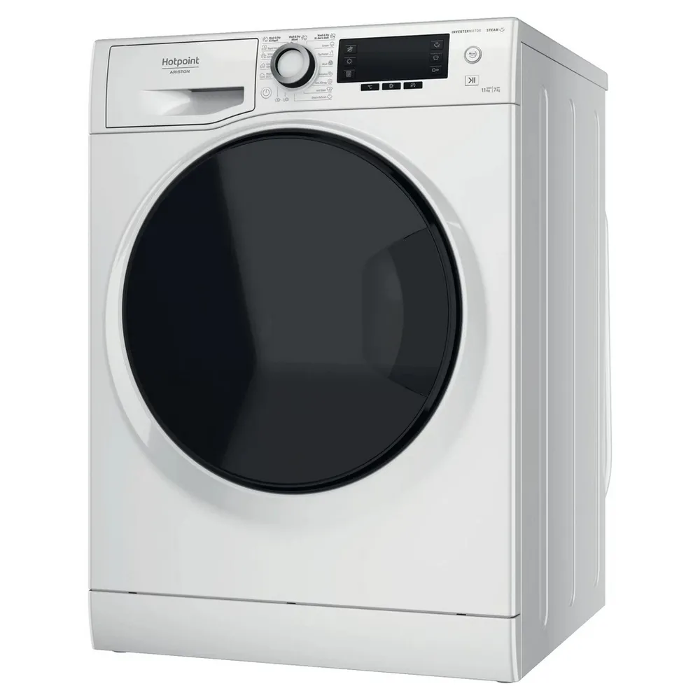 Mașină de spălat cu uscător Hotpoint-Ariston NDD 11725 DA EE, 11kg, Alb
