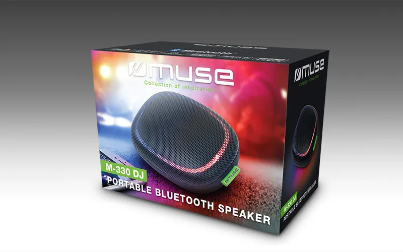 Портативная колонка MUSE M-328 KL, Чёрный