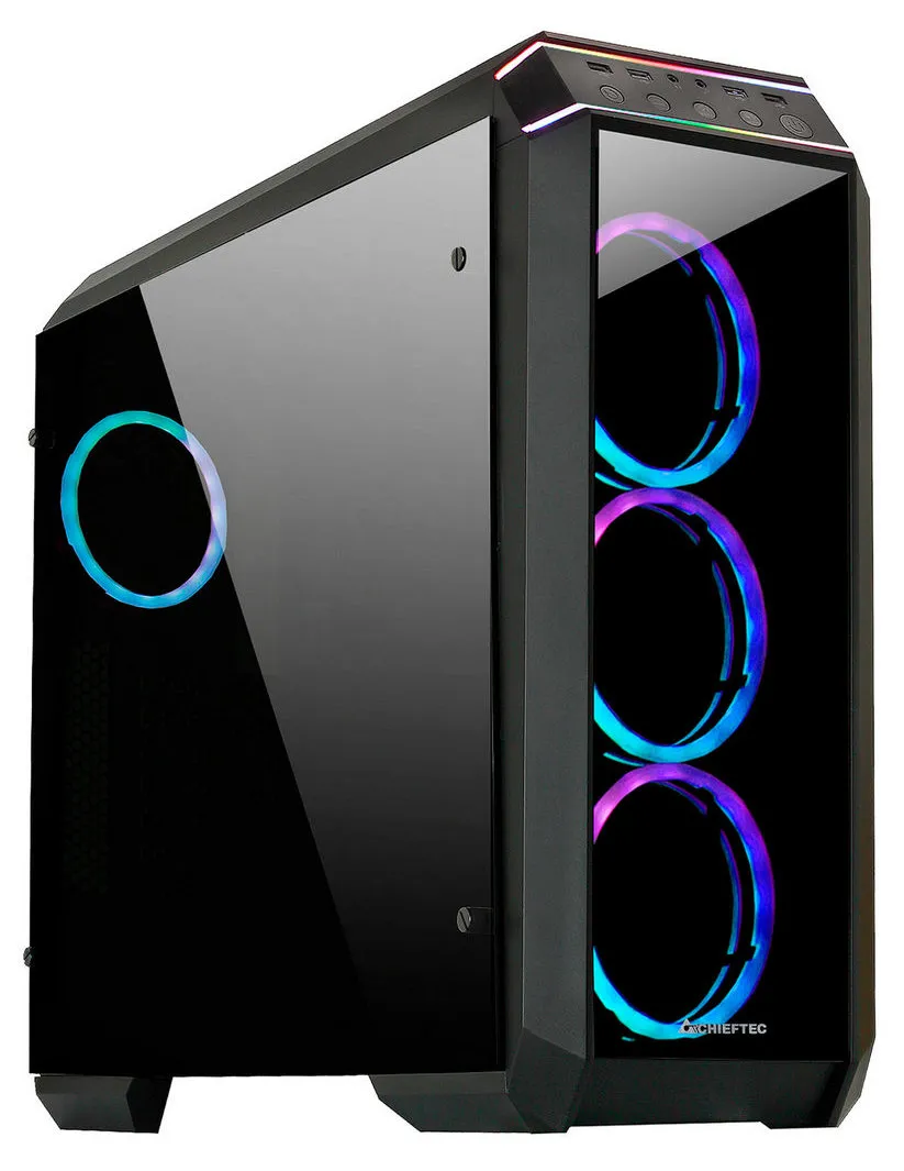Carcasă PC Chieftec GP-02B-OP, Midi-Tower, ATX, Negru