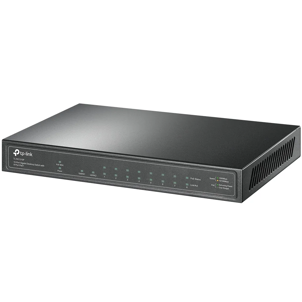 10-port 10/100/1000Mbps POE+ Switch TP-LINK 