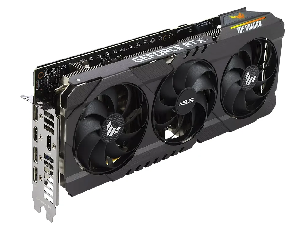 Placă Video ASUS TUF-RTX3060TI-O8GD6XGAMING,  8GB GDDR6 256bit