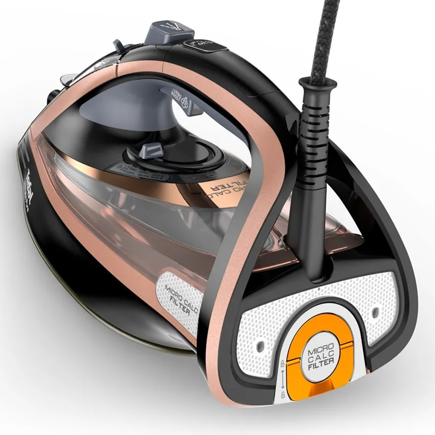 Утюг Tefal Ultimate Pure FV9845E0, 3200Вт, Чёрный