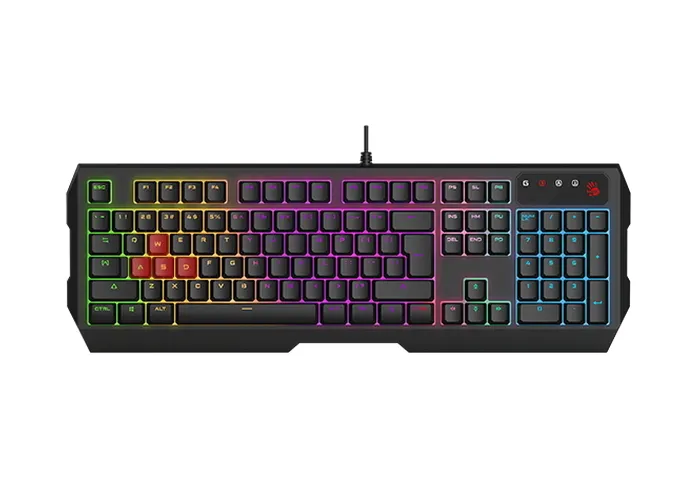 Gaming Keyboard & Mouse & Mouse Pad Bloody B1700, (B140N/ES7/BP-50M), Black, USB