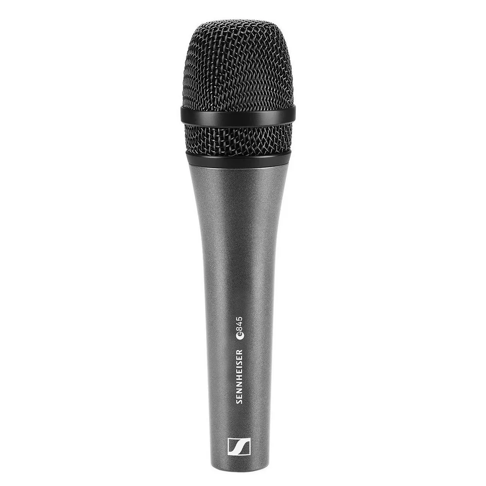 Караоке микрофон Sennheiser E 845-S, Проводной аналоговый, Серый
