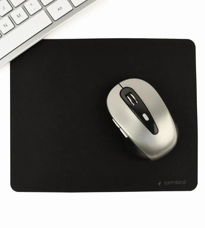 Mouse Pad Gembird MP-S-BK, 220mm x 180mm, Negru
