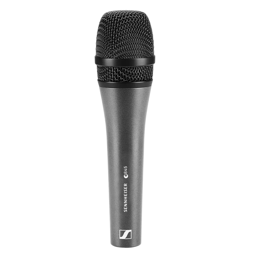 Караоке микрофон Sennheiser E 845-S, Проводной аналоговый, Серый
