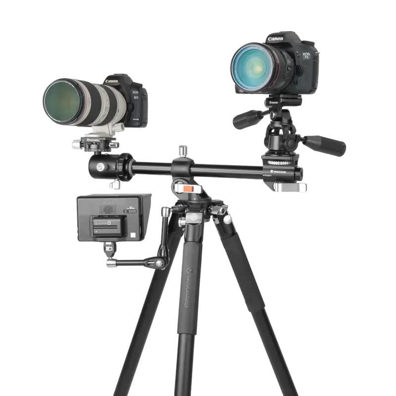 Tripied Foto-Video Vanguard VEO3+ 303ABS, Cap trepied de minge, Negru