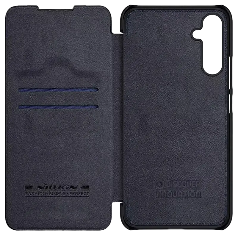 Чехол книжка Nillkin Galaxy A34 - Qin LC, Чёрный