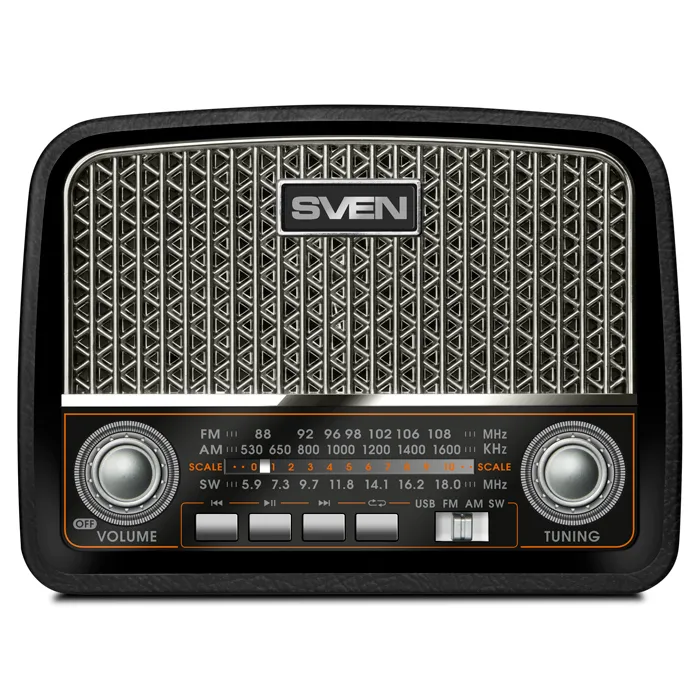 Radio portabil SVEN SRP-555, Negru