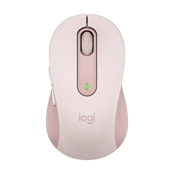 Wireless Mouse Logitech M650 L Signature, Optical, 400-4000 dpi, 5 buttons, 1xAA, 2.4GHz/BT, Rose