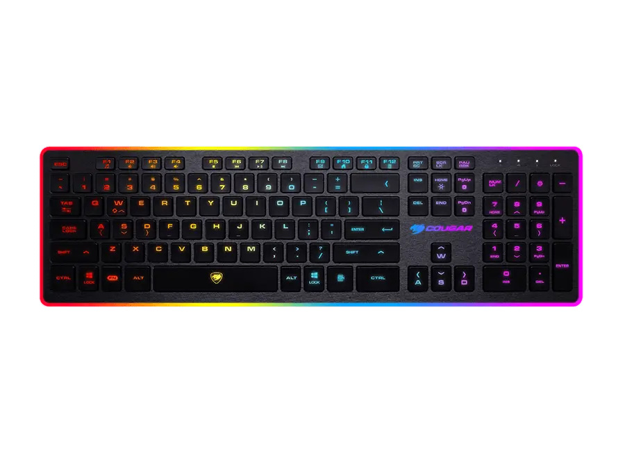 Клавиатура Cougar Vantar, Проводное, Чёрный