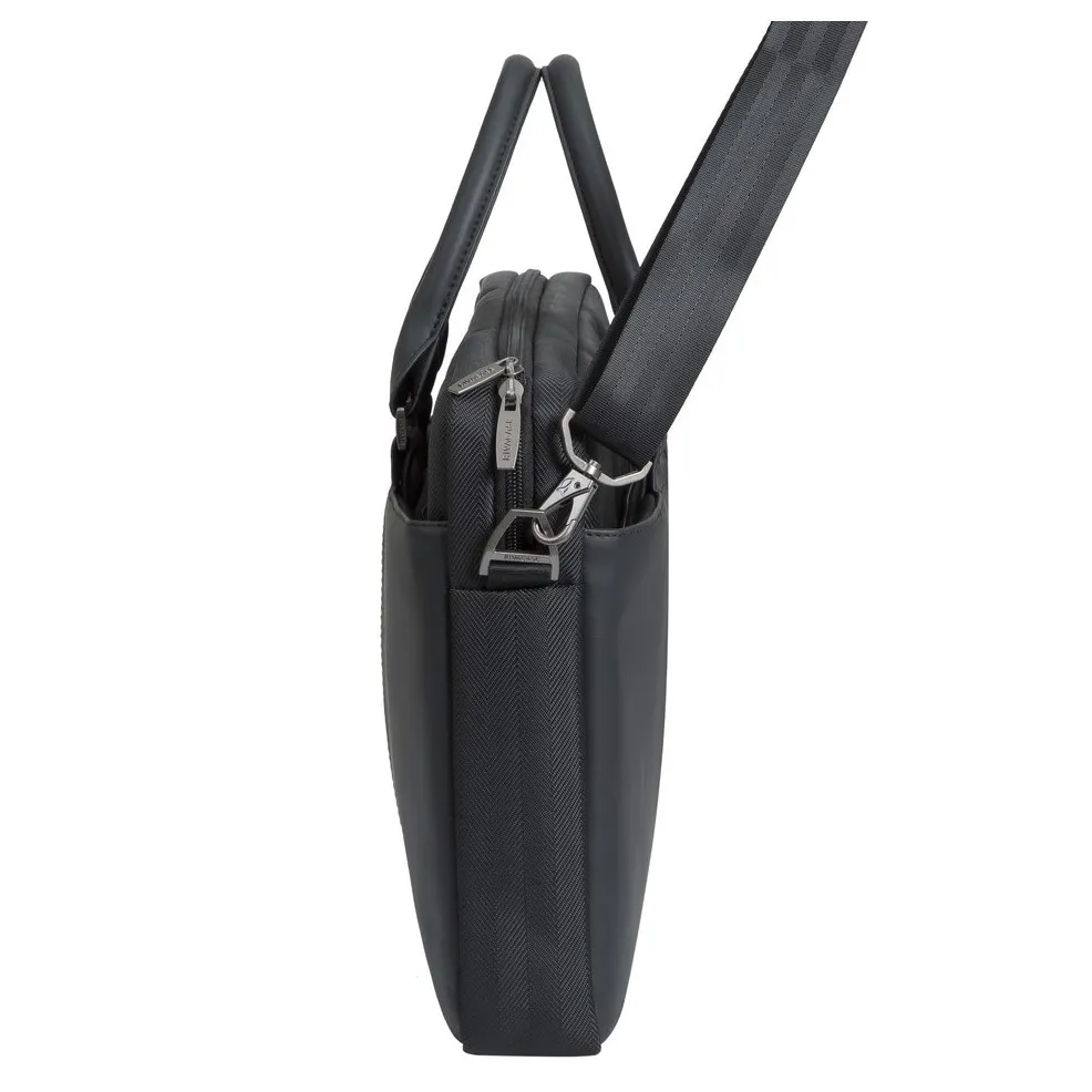 Geantă pentru Laptop RivaCase Narita, 15.6", Polyester, Negru
