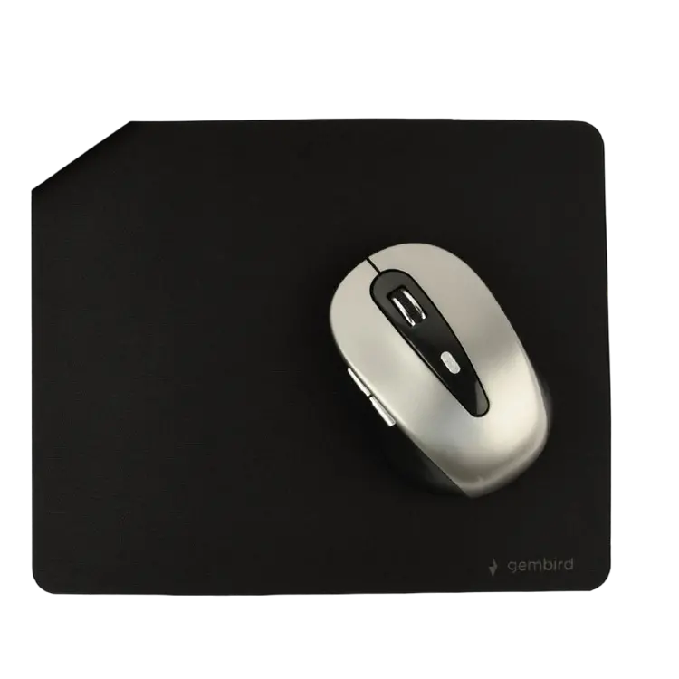 Mouse Pad Gembird MP-S-BK, 220mm x 180mm, Negru