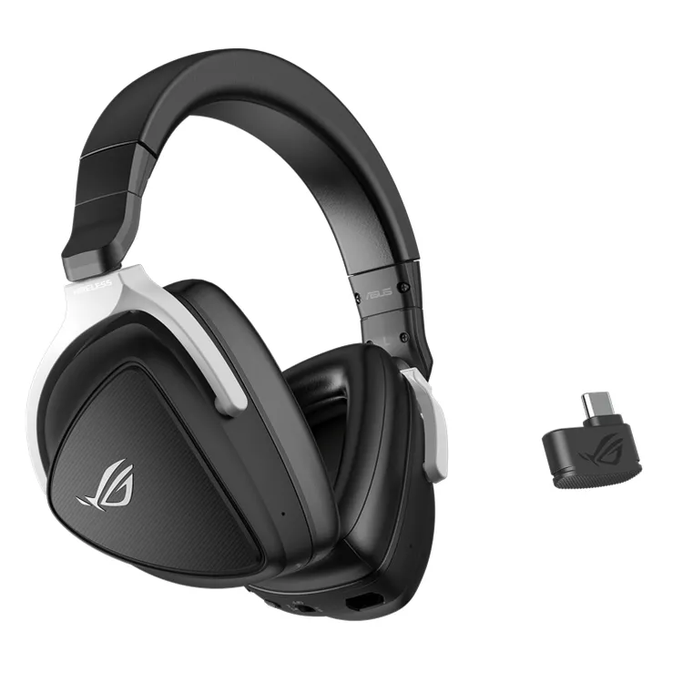 Căști gaming ASUS ROG Delta S Wireless, Fără fir, Negru