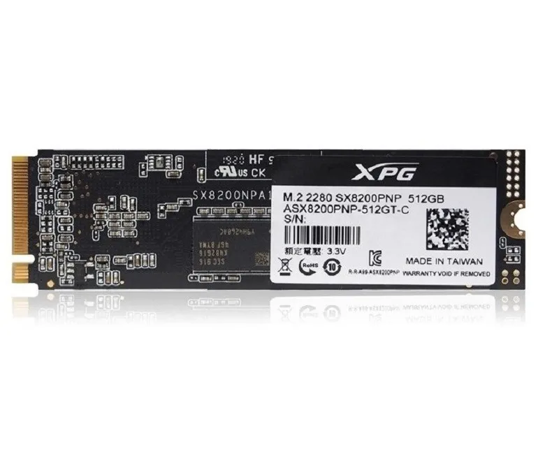 Накопитель SSD ADATA XPG SX8200 Pro, 512Гб, ASX8200PNP-512GT-C
