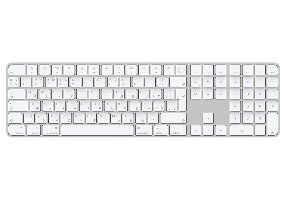 Magic Keyboard with Touch ID and Numeric Keypad for Mac computers with Apple silicon - Russian