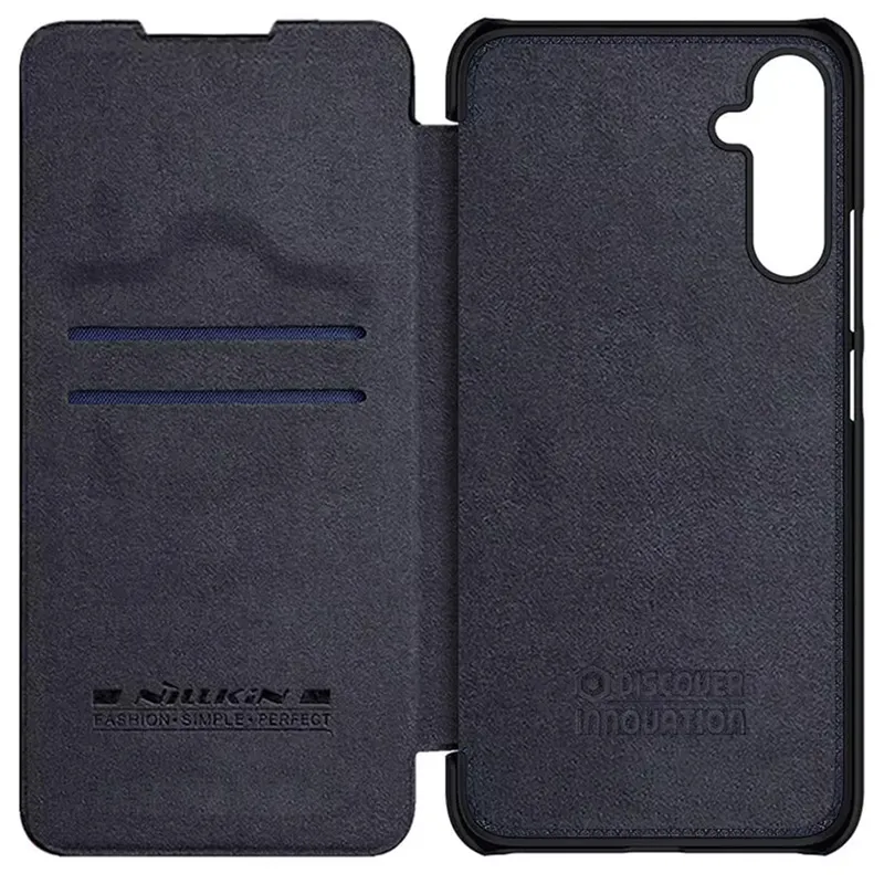 Чехол книжка Nillkin Galaxy A34 - Qin LC, Чёрный