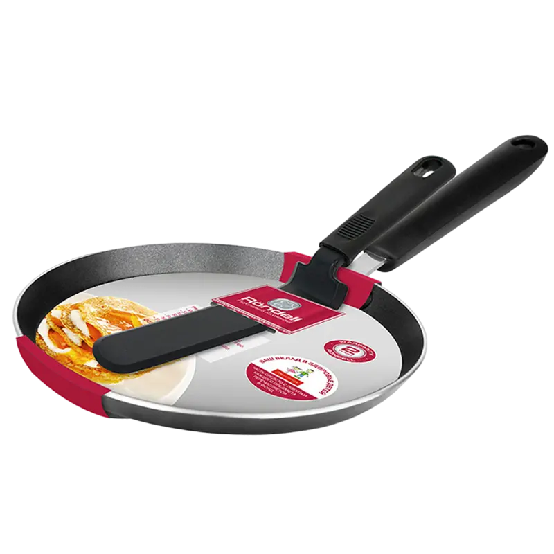 Блинная сковорода Rondell RDA-1409, 24см, Чёрный