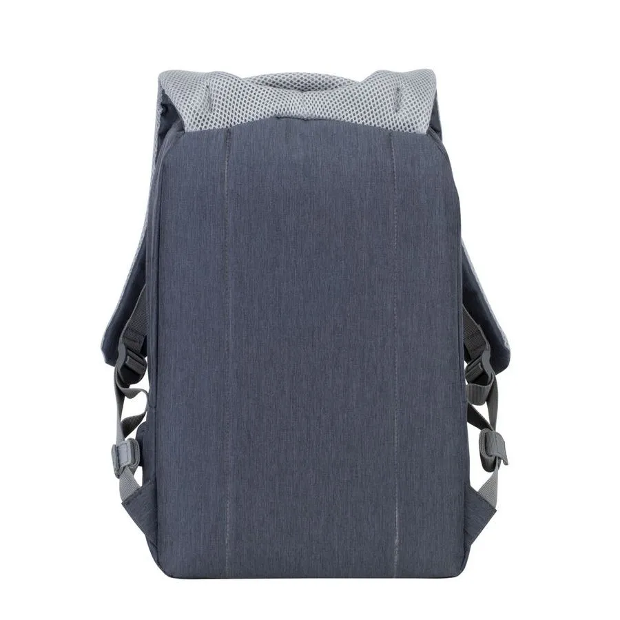 Rucsac pentru Laptop RivaCase Prater, 15.6", Poliester, Gri închis