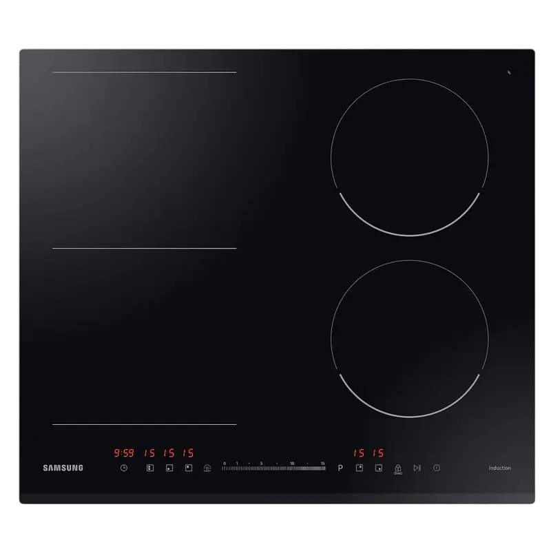 Plită cu inducție Samsung NZ64R3747BK/WT, Negru