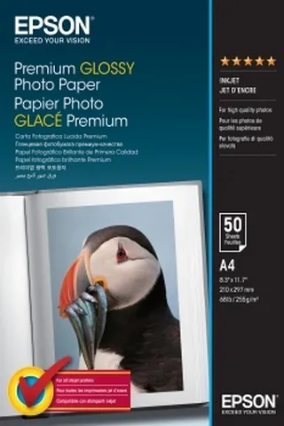 Hârtie fotografică Epson Premium Glossy Photo Paper, A4