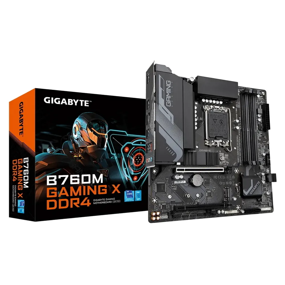 Материнская плата Gigabyte B760M GAMING X DDR4, LGA1700, Intel B760, Micro-ATX