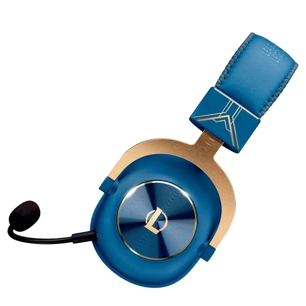 Căști gaming Logitech G Pro X, Cu fir, Albastru